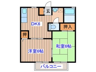 ＫＯＺＵＶｉｌｌａｇｅＢの物件間取画像